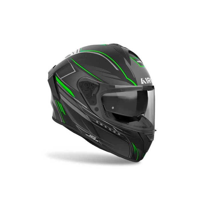 Casque moto AirohSpark 2 Shadow - Vert