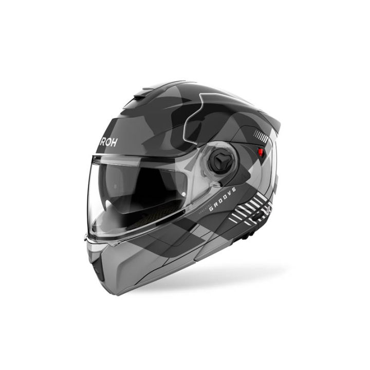 Casque moto modulable AirohSpecktre Groove - Gris Casque moto modulable AirohSpecktre Groove - Gris