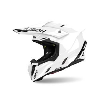 Casque moto cross Airoh  Twist 3 Color - Blanc
