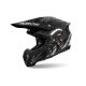 Casque moto cross AirohTwist 3 Arcade - Noir Rouge Gris