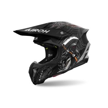 Casque moto cross Airoh  Twist 3 Arcade - Noir Rouge Gris