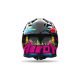 Casque moto cross AirohTwist 3 Amazonia - Bleu Noir Rouge Vert