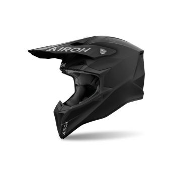 Casque moto cross Airoh  Wraaap Color - Noir