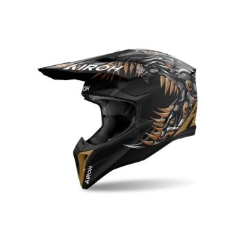 Casque moto cross Airoh  Wraaap Cyborg