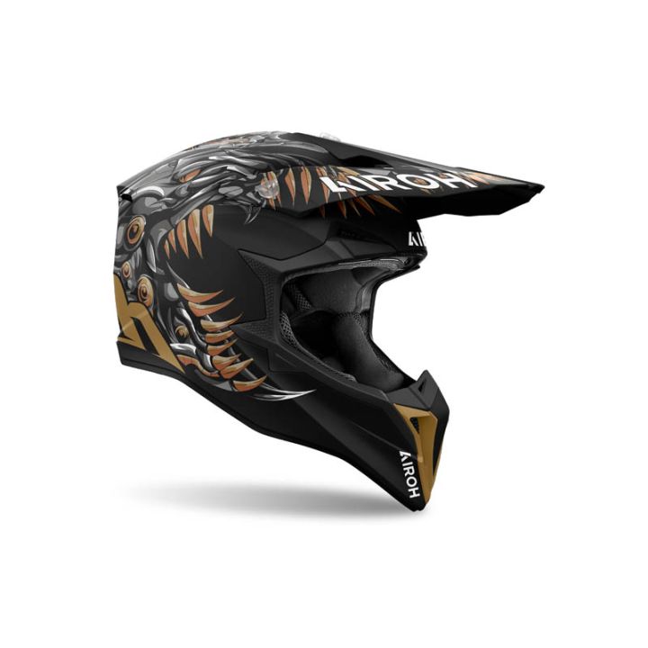 Casque moto cross AirohWraaap Cyborg