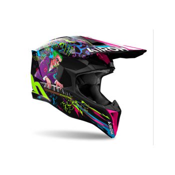 Casque moto cross Airoh  Wraaap Music