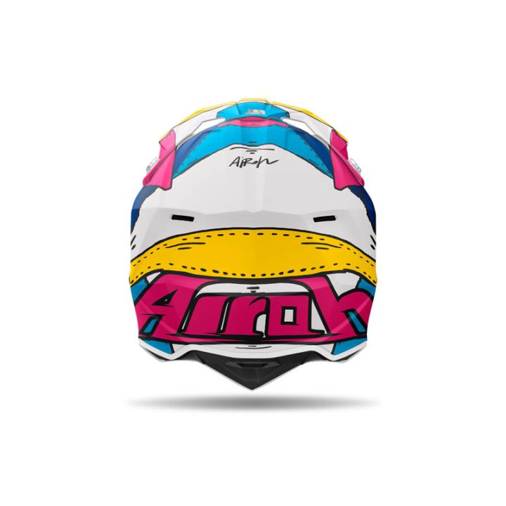 Casque moto cross AirohWraaap - Paint
