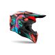 Casque moto cross AirohWraaap Cyber - Orange