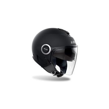 Casque moto jet Airoh  Helyos Color - Noir