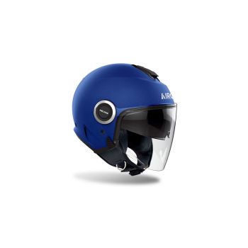 Casque moto jet Airoh  Helyos Color - Bleu