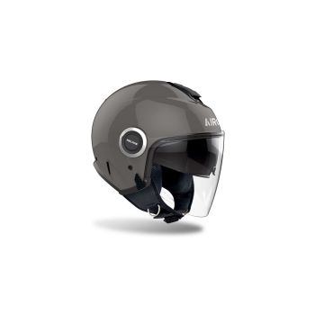 Casque moto jet Airoh  Helyos Color - Gris