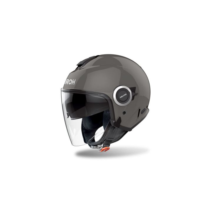 Casque moto jet AirohHelyos Color - Gris