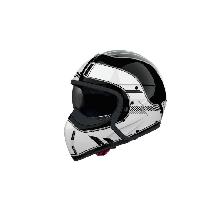 Casque moto modulable AirohJ 110 Raster - Blanc