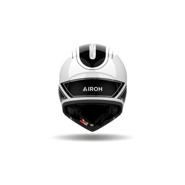 Casque moto modulable AirohJ 110 Raster - Blanc Casque moto modulable AirohJ 110 Raster - Blanc