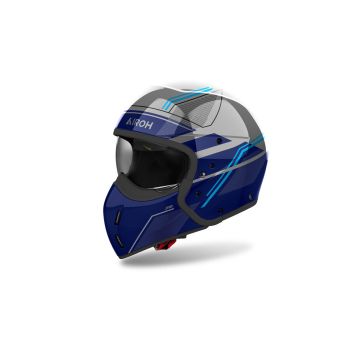 Casque moto modulable Airoh  J 110 Slim - Bleu