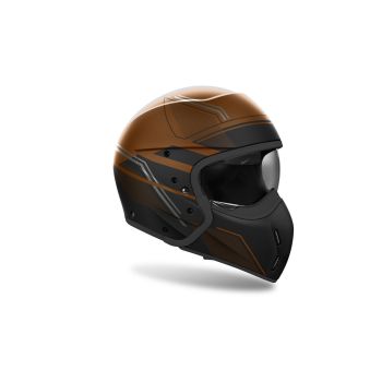 Casque moto modulable Airoh  J 110 Slim - Bronze Gris