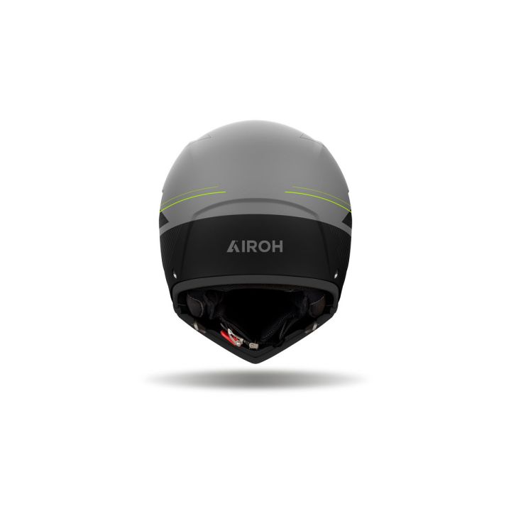 Casque moto modulable AirohJ 110 Slim - Jaune
