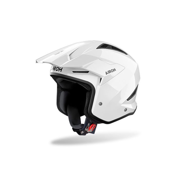 Casque moto jet AirohTRR II Color - Blanc