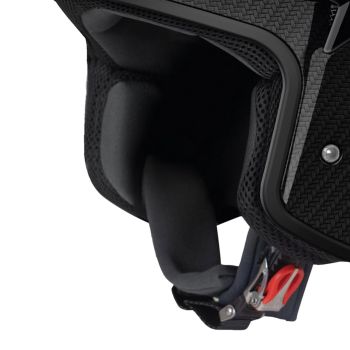 Casque moto jet Airoh  TRR II - Carbone