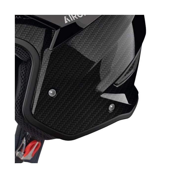 Casque moto jet AirohTRR II - Carbone