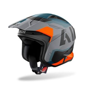 Casque moto jet Airoh  TRR II Jupiter - Orange