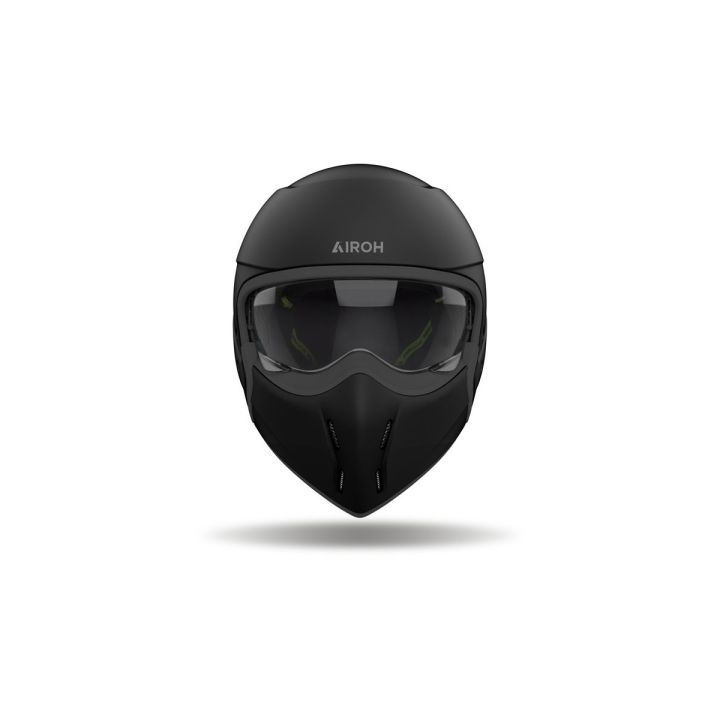 Casque moto modulable AirohJ 110 Color - Noir Matt Casque moto modulable AirohJ 110 Color - Noir Matt