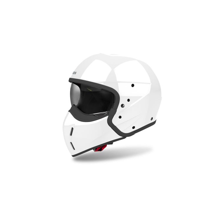 Casque moto modulable AirohJ 110 Color - Blanc Casque moto modulable AirohJ 110 Color - Blanc