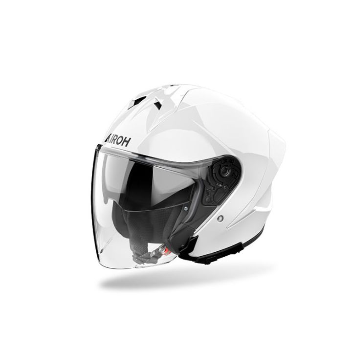 Casque moto jet AirohH 21 Color - Blanc