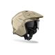 Casque moto jet Airoh 2026 Kombakt Color - Beige