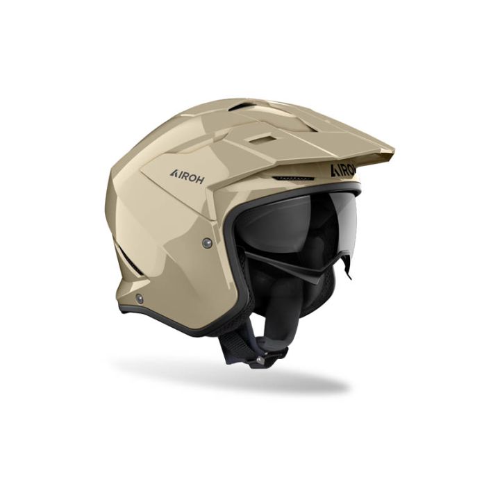 Casque moto jet Airoh 2026 Kombakt Color - Beige