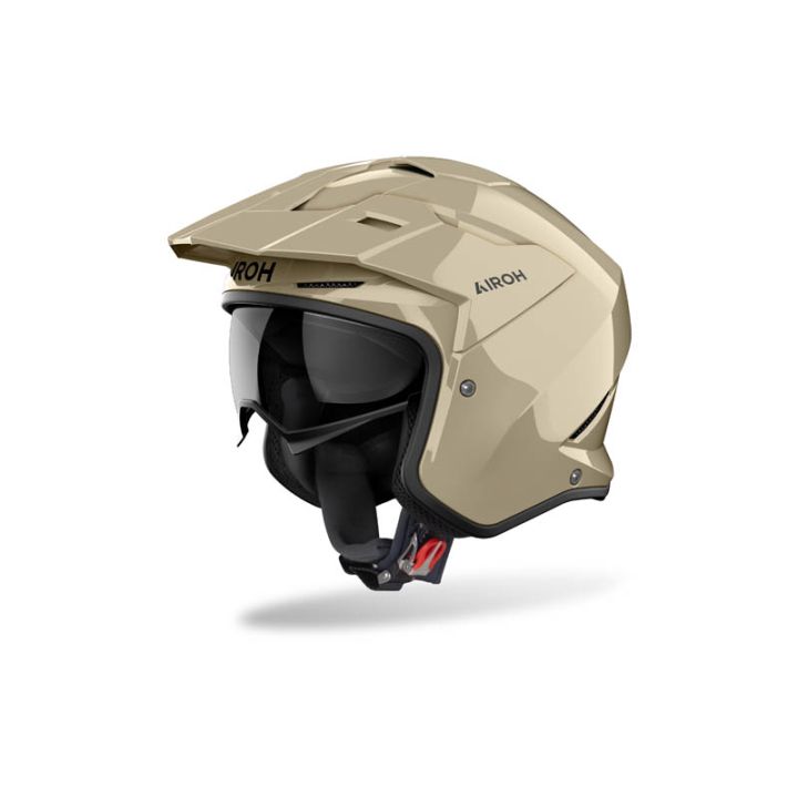 Casque moto jet Airoh 2026 Kombakt Color - Beige