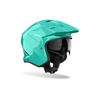 Casque moto jet Airoh 2026 Kombakt Color - Bleu