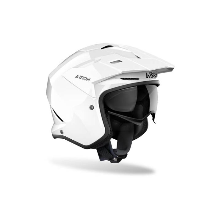Casque moto jet Airoh 2026 Kombakt Color - Blanc