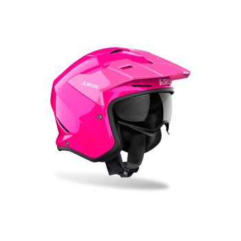 Casque moto jet Airoh 2026 Kombakt Color - Rose