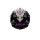 Casque moto Airoh 2026 Connor Bloom - Blanc Violet