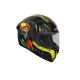 Casque moto Airoh 2026 Connor Double Face - Noir Jaune Rouge