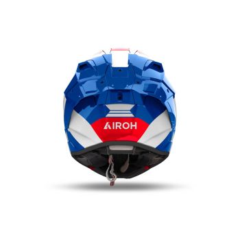 Casque moto Airoh 2026 GP 800 Hurricane - Bleu Blanc Rouge