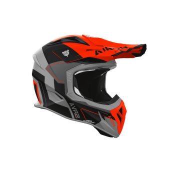 Casque moto cross Airoh 2026 Aviator Ace 2 Shield - Orange