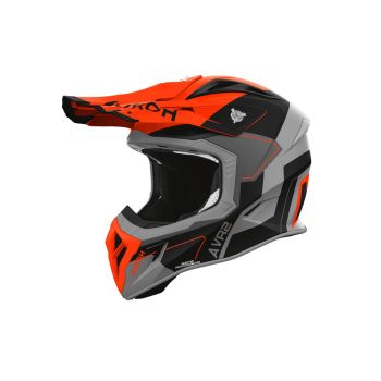 Casque moto cross Airoh 2026 Aviator Ace 2 Shield - Orange