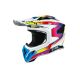 Casque moto cross Airoh 2026 Aviator Ace 2 Sunrise - Blanc Jaune Rouge Bleu