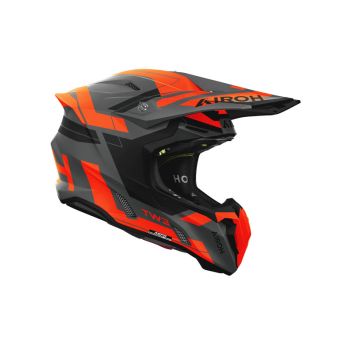 Casque moto cross Airoh 2026 Twist 3 Dynasty - Orange
