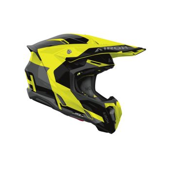 Casque moto cross Airoh 2026 Twist 3 Fancy - Jaune