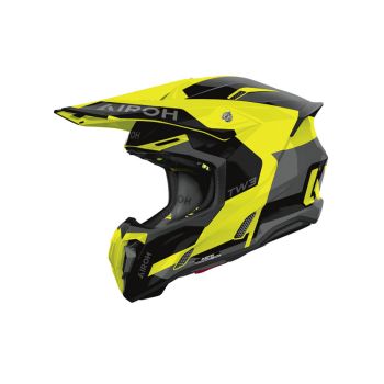 Casque moto cross Airoh 2026 Twist 3 Fancy - Jaune