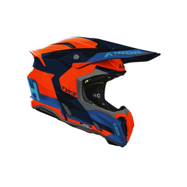 Casque moto cross Airoh 2026 Twist 3 Fancy - Orange Casque moto cross Airoh 2026 Twist 3 Fancy - Orange