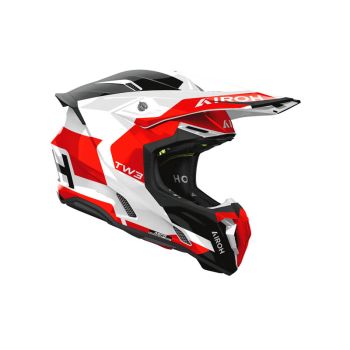 Casque moto cross Airoh 2026 Twist 3 Fancy - Rouge
