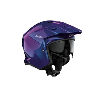 Casque moto jet Airoh 2026 Kombakt Shimmer - Violet