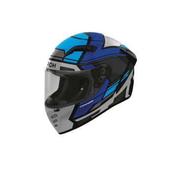 Casque moto Airoh 2026 Connor Blue - Bleu