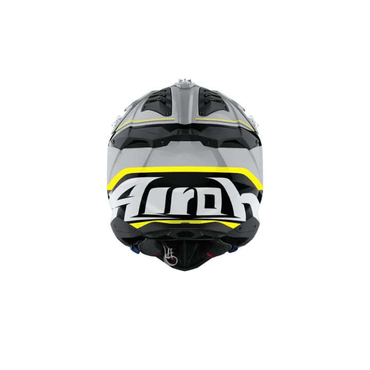 Casque moto cross Airoh 2026 Aviator 3 Leader - Jaune