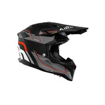 Casque moto cross Airoh 2026 Aviator 3 Leader - Orange