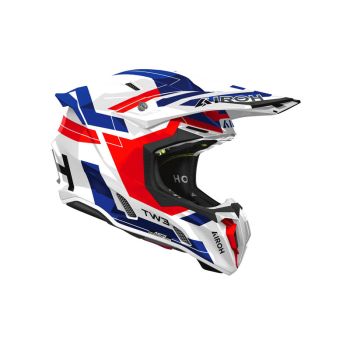 Casque moto cross Airoh 2026 Twist 3 Dynasty - Rouge